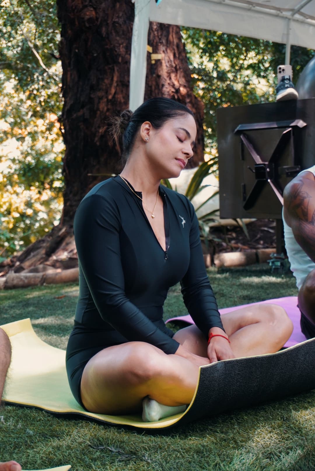 Calm meditation moment